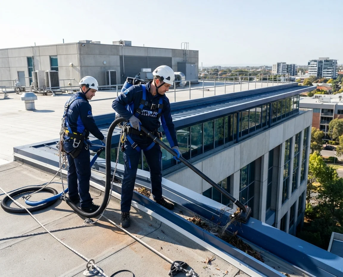 Commercial Gutter Cleaning