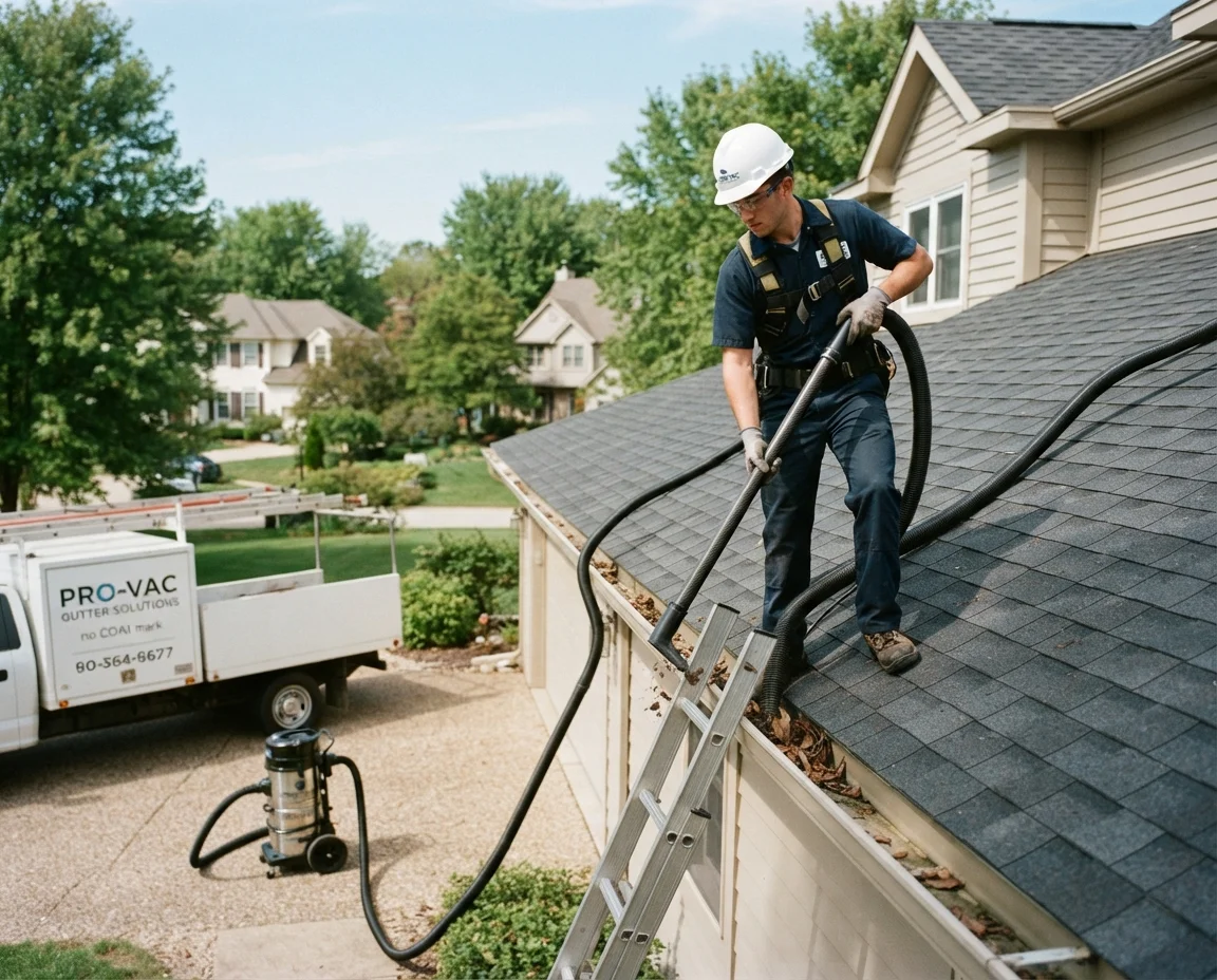 Gutter Vacuum Cleaning