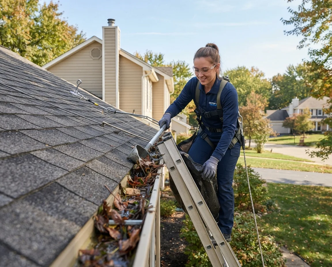 Rain Gutter Cleaning